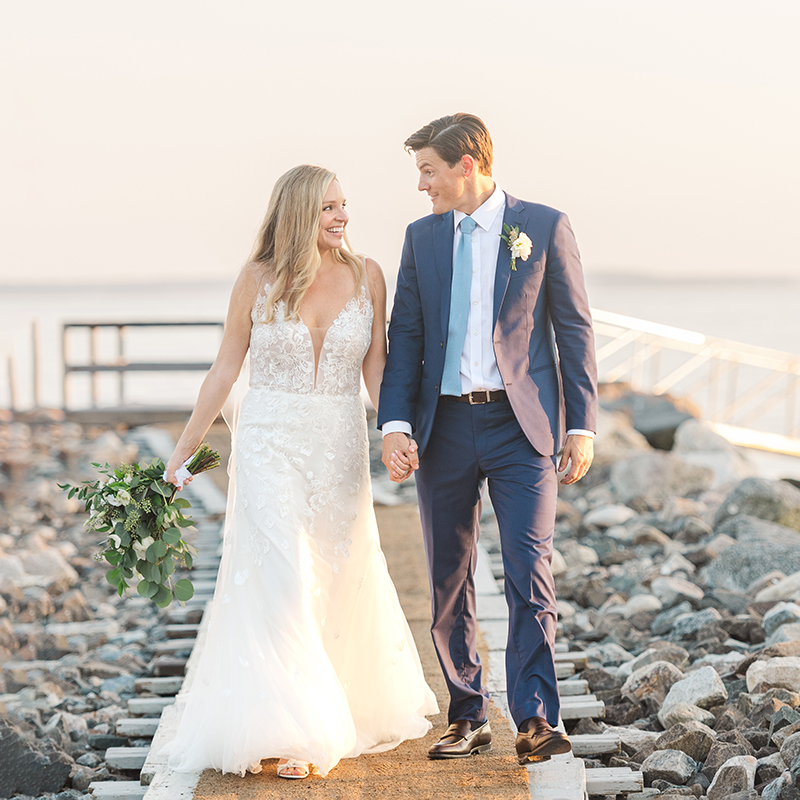 Wedding at the Tokeneke Club:
Amanda and Sam are Married!